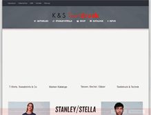 Tablet Screenshot of ks-textildruck.de
